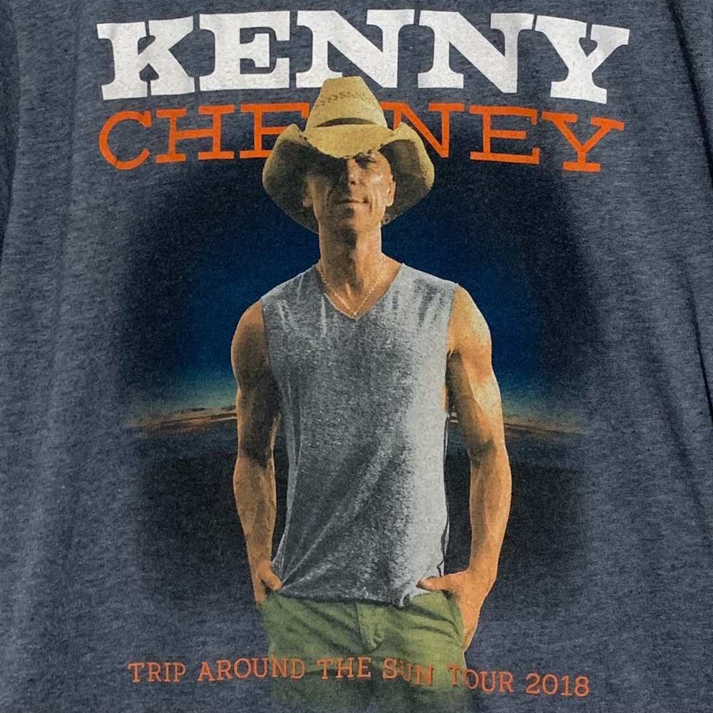 Kenny Chesney Trip Around The Sun Tour 2018 T-Shirt Size Large - Picture 6 of 6